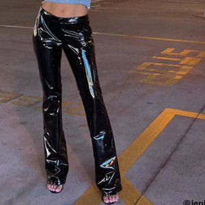 SOLD - LOW RISE LEATHER PANTS